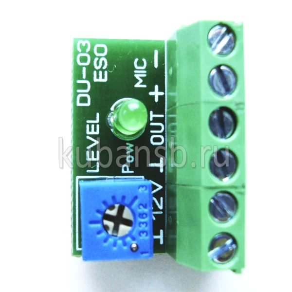 DU-03 приемник усилитель для передачи аудио до 5000м.