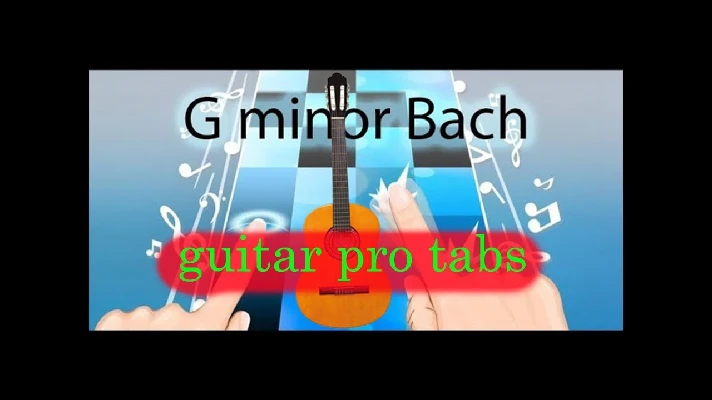 G minor Bach (Piano tiles 2) - guitar pro tabs