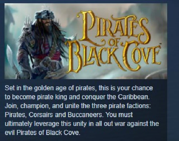 Pirates of Black Cove Gold 💎 STEAM KEY REGION GLOBAL