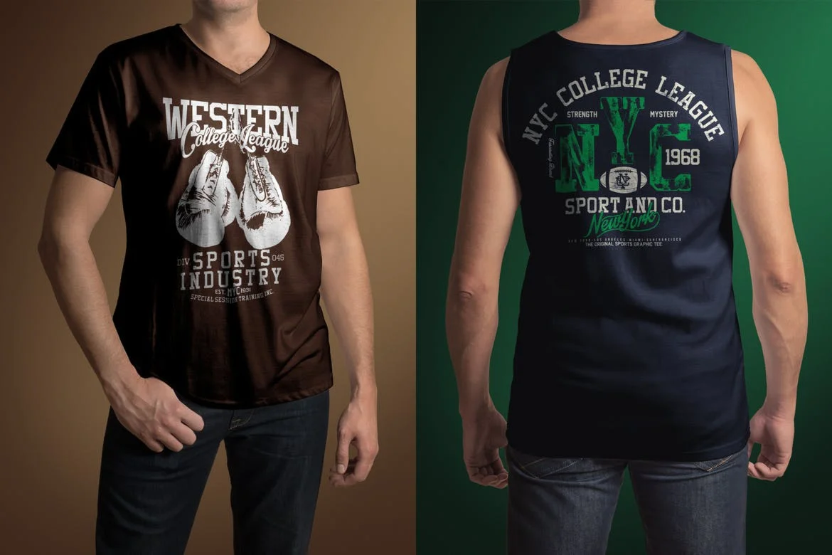 T-Shirt Mockup Male Model