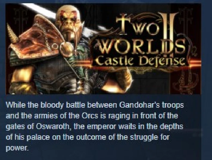 Two Worlds II 2 Castle Defense 💎STEAM KEY REGION FREE