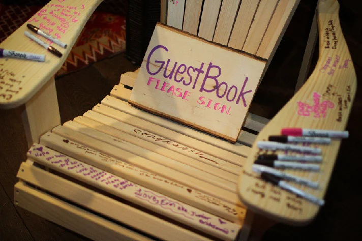 Database of guest books