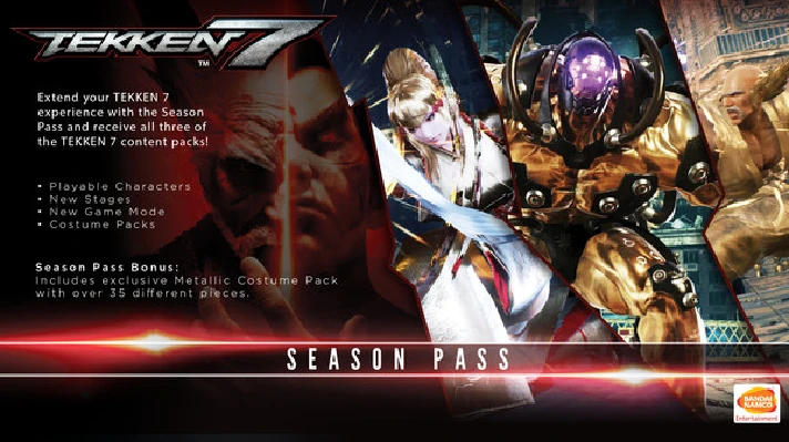 TEKKEN 7 Season Pass (Steam key) DLC