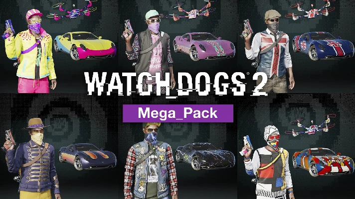 Watch Dogs 2 Mega Pack DLC (uplay key)