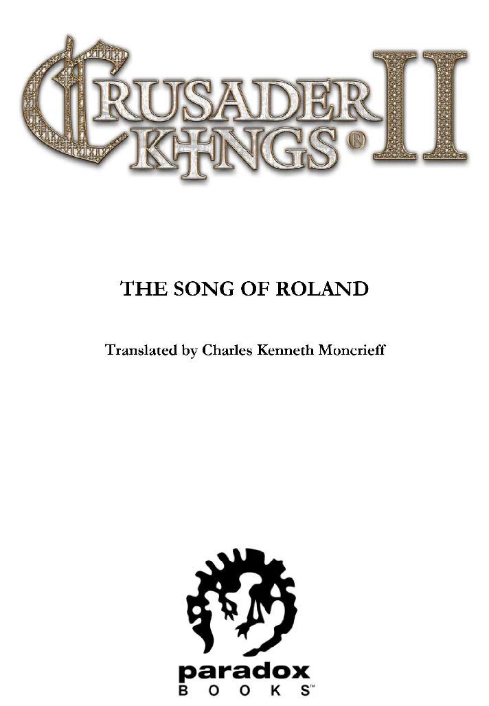 Crusader Kings II The Song of Roland (Steam key)