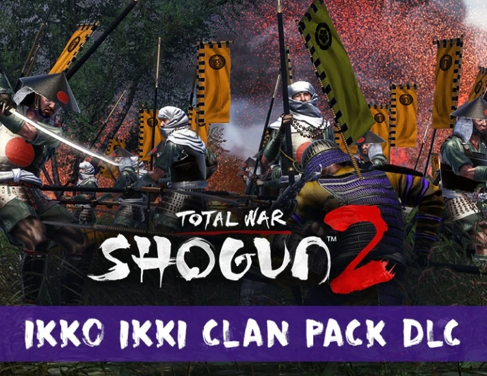 Total War Shogun 2 Ikko Ikki Clan Pack DLC Steam -- RU