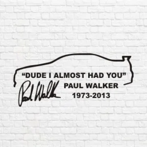 Paul Walker в векторе