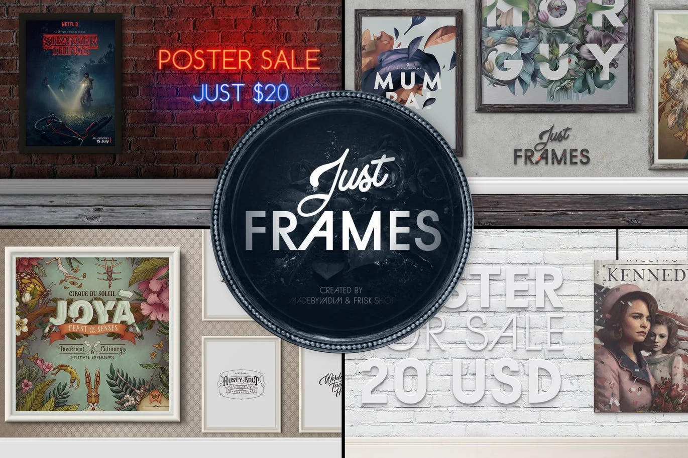 Just Frames - Prints Mockups