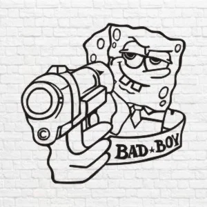 Spongebob bad boy в векторе