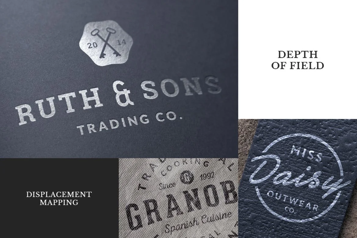 10 Logo/Badge Mock-Ups Vol.2