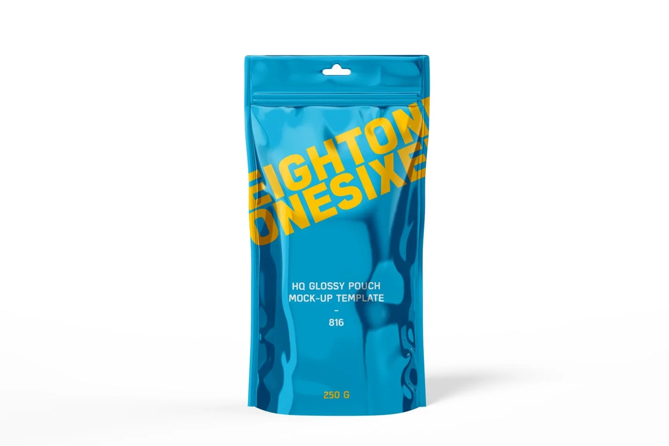 Glossy Plastic Bag Mock-up