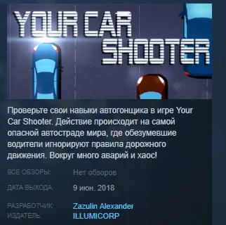 Your Car Shooter STEAM KEY REGION FREE GLOBAL