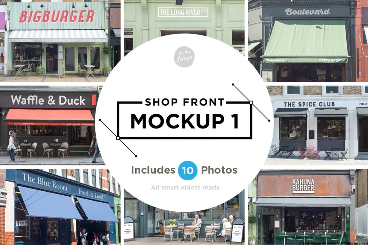 Shop facade mockup 1