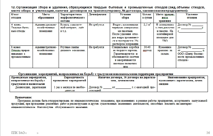 hotel production control program