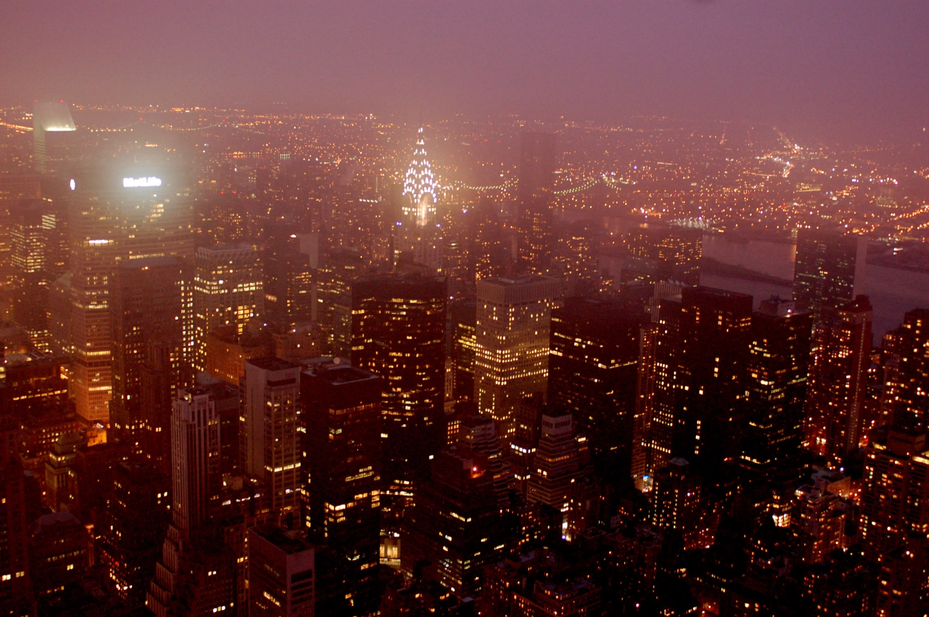 Фотография Manhatten ночью