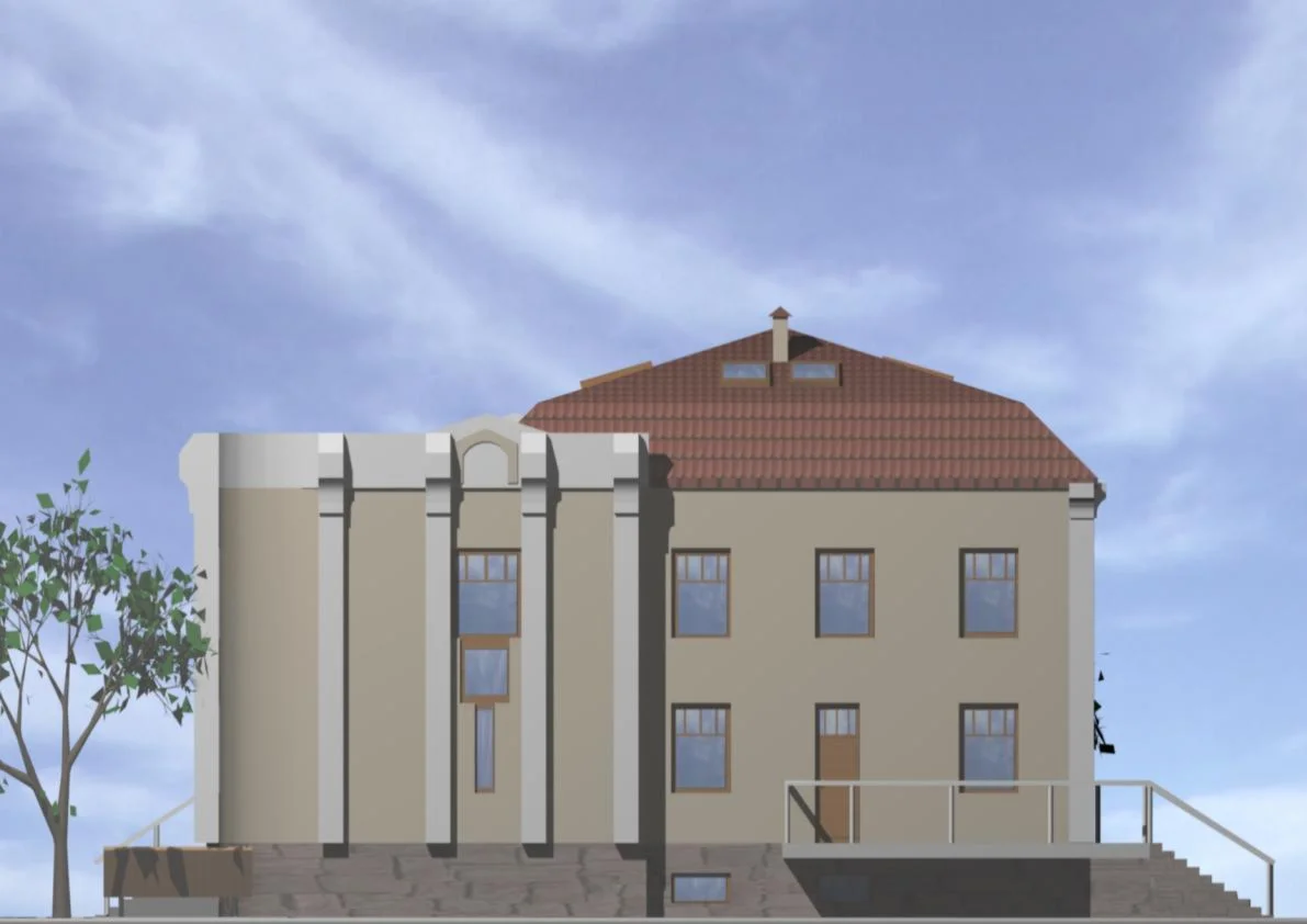 Дипломный проект Админ здание со встроенным магазин