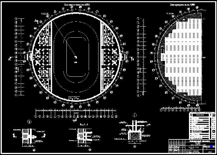 Thesis project indoor stadium area 20000м2