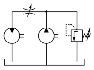 Определить потери мощности из-за слива рабочей жидкости
