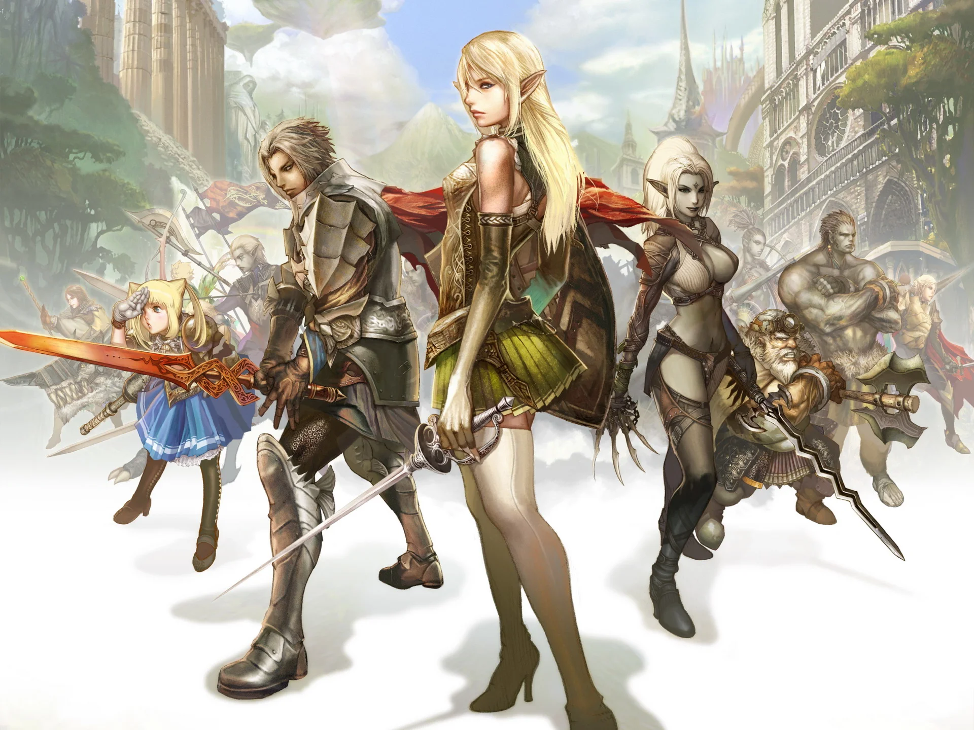 .Any Character of any level and profesion on all server