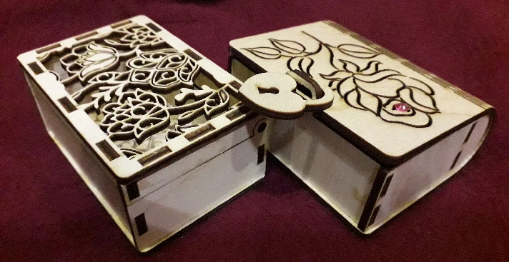 Small boxes DXF CDR vector model for laser cut cnc