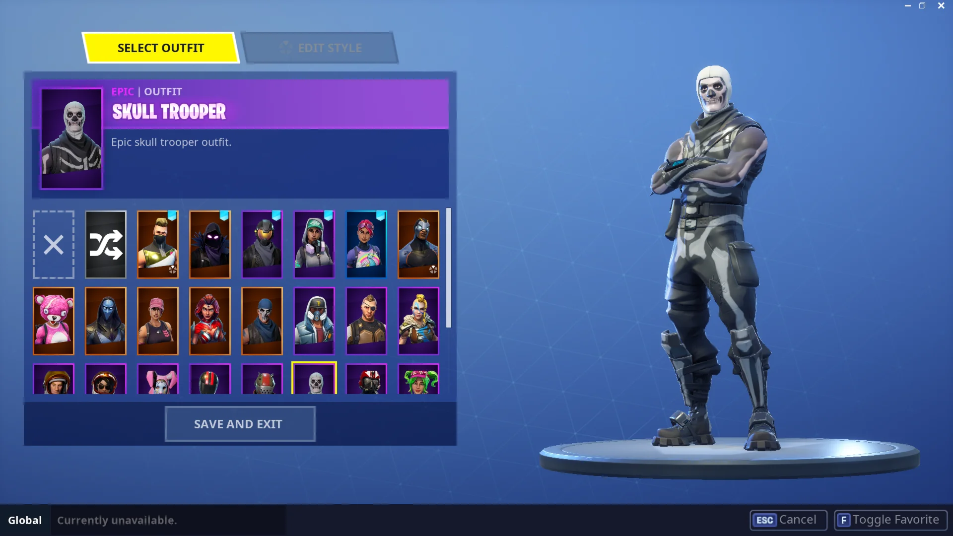 Fortnite Epic Skull Trooper (LIMITED)