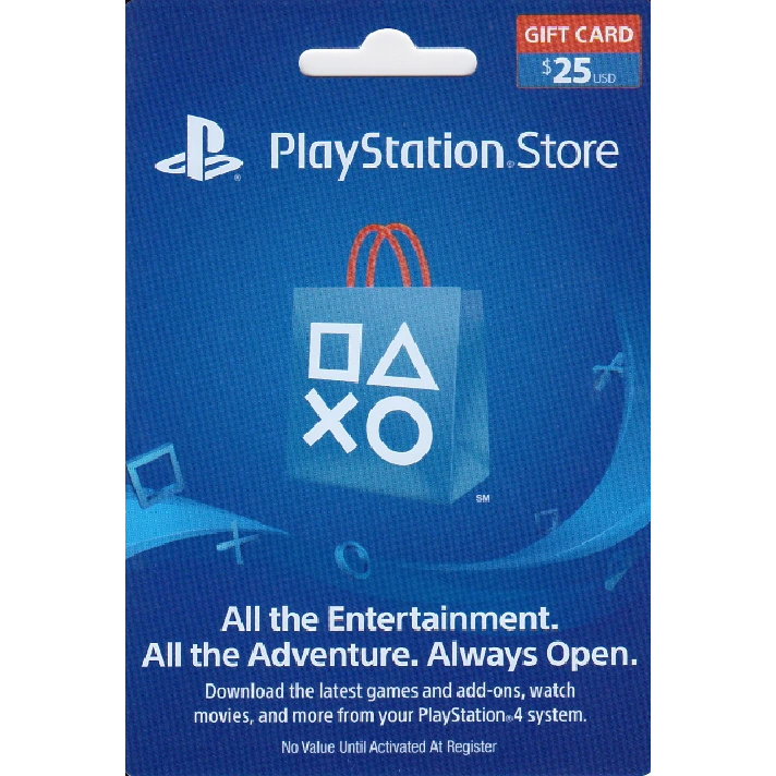 PLAYSTATION NETWORK (PSN) - 25 USD + BONUS