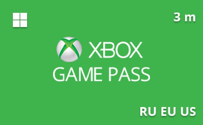 Xbox Game Pass gift card 3 months RU/EU /US