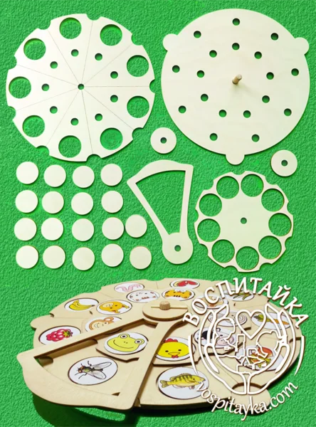 Круги Луллия макет для лазерной резки