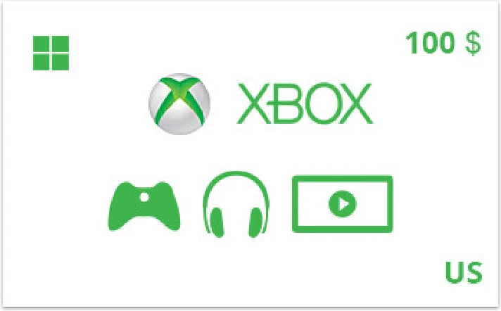 Xbox Gift Card 100 USD US-region