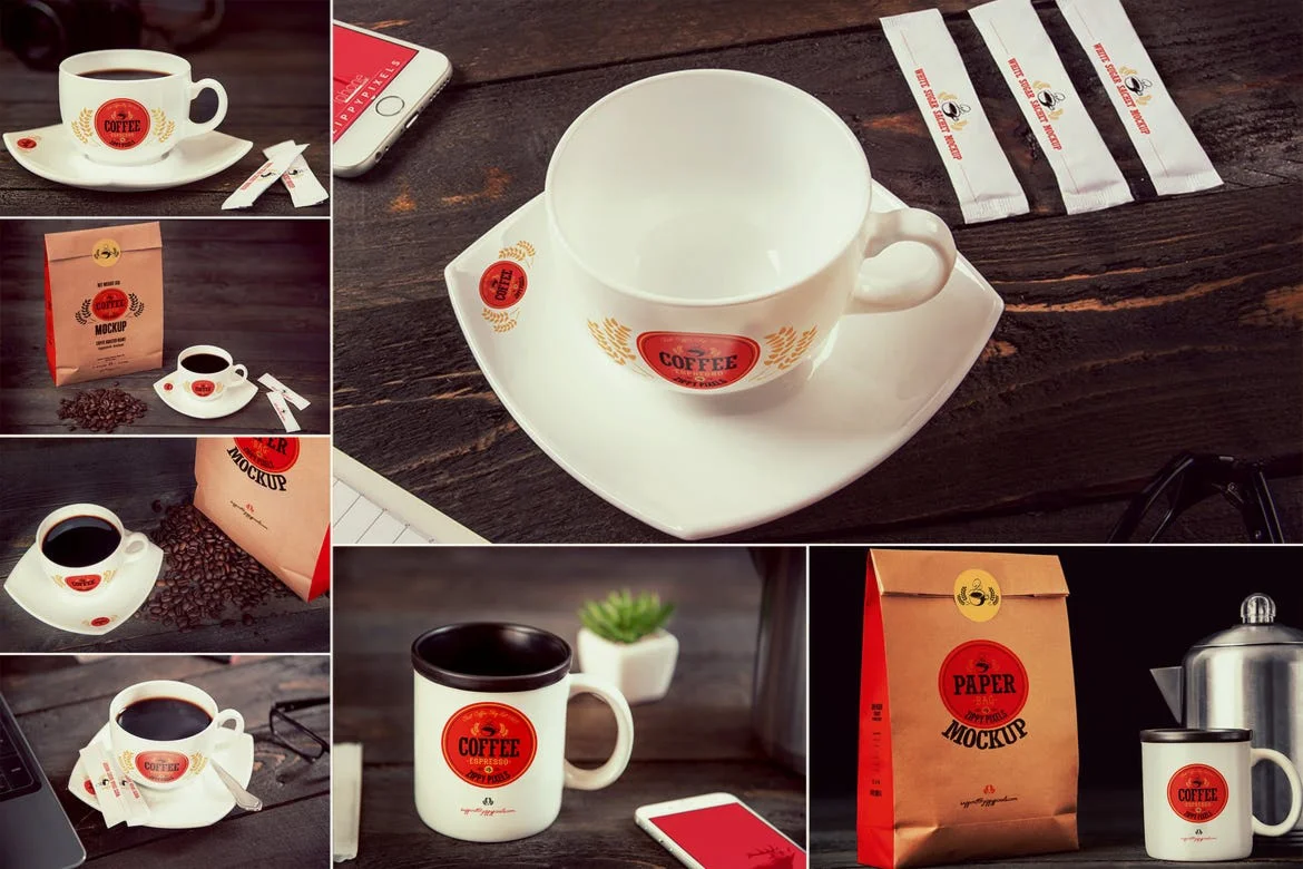 Coffee Branding Mockups