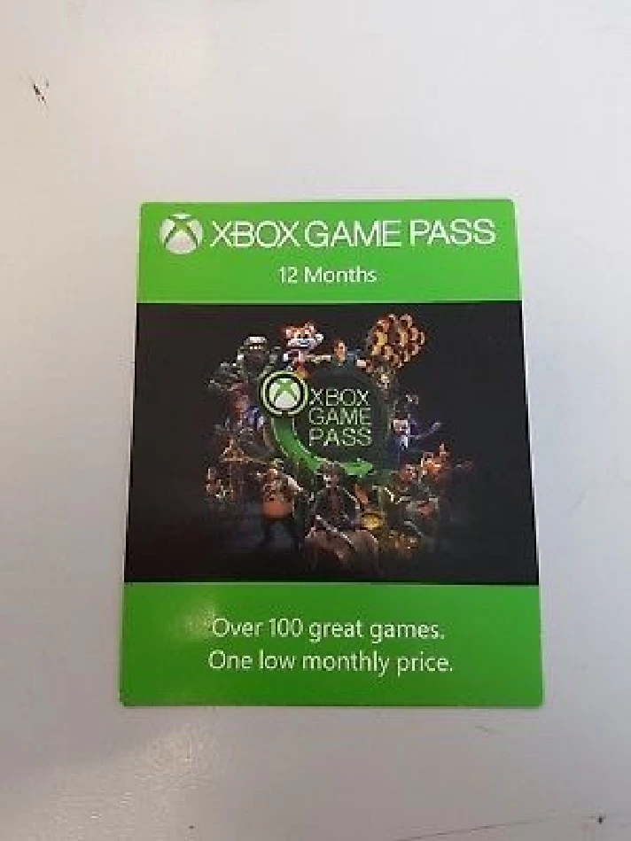 Xbox Game Pass 12 Month (Xbox One | Global | Renewal)