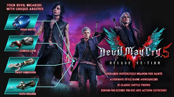 Devil May Cry 5 Deluxe Edition (Steam KEY) + GIFT