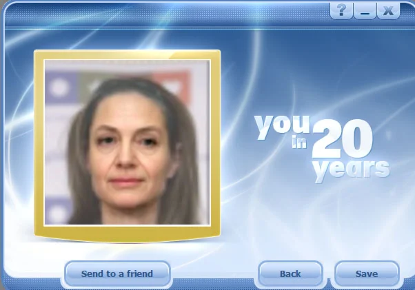 хотите увидеть как будете выглядеть через 20 лет