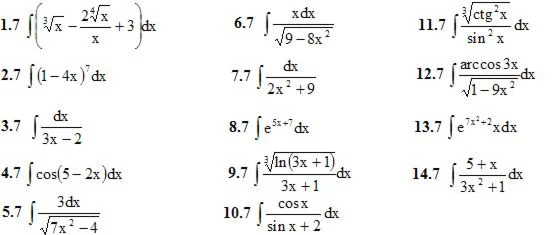 Решебник Рябушко. Решенный ИДЗ 8.1, Вариант 7