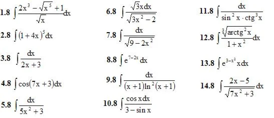 Решебник Рябушко. Решенный ИДЗ 8.1, Вариант 8