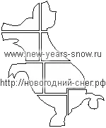 Трафарет свиньи 1 (символ 2019 года)