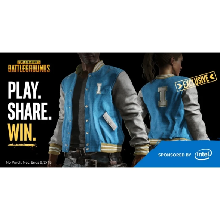 PUBG Intel Jacket 🧥 (LEGAL CODE) Region Free