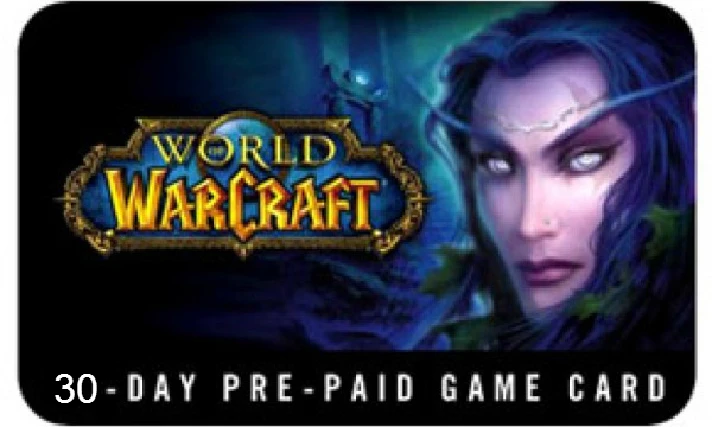 World of Warcraft Time Card 30 days Prepaid EU