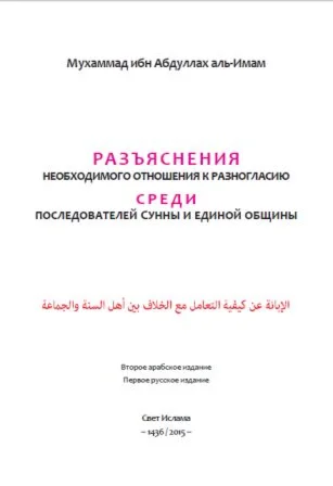 Разъяснения необходимого отношения к разногласию.