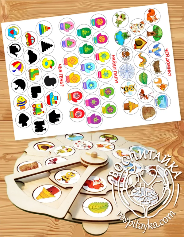 Набор для вкладышей кругов Луллия 4