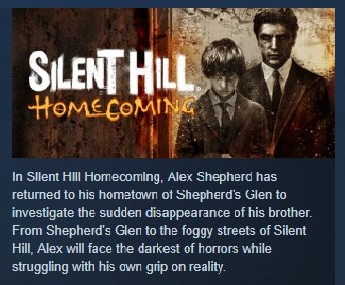 Silent Hill Homecoming 💎 STEAM KEY RU LICENSE