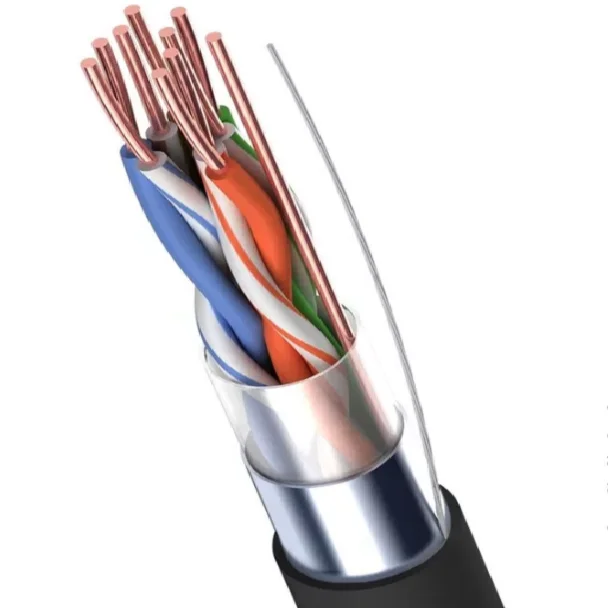 Кабель EC-UF004-5E-PE-BK NETLAN 305м.Черный внешний.