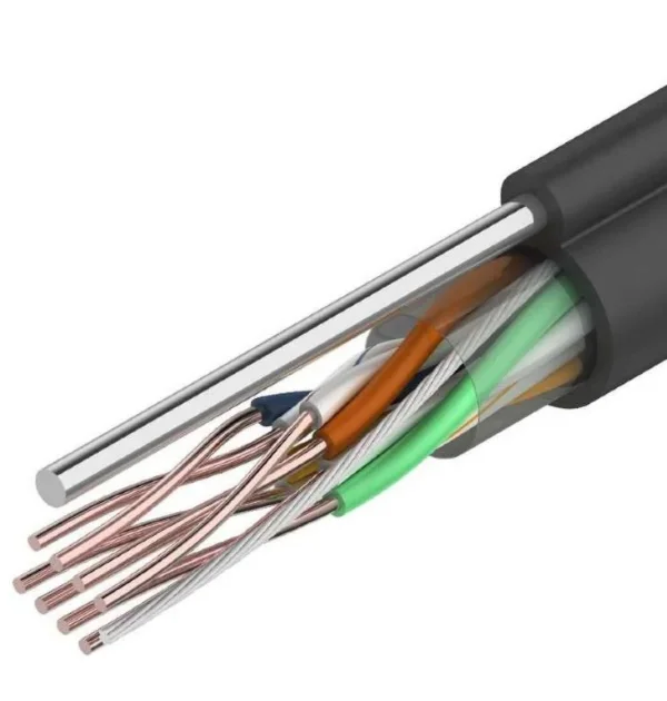 Кабель EC-UU004-5E-PE-SW-BK NETLAN 305м.Черный внешний.