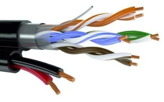 Витая пара EC-UF004-5E-PC050-PE-BK NETLAN