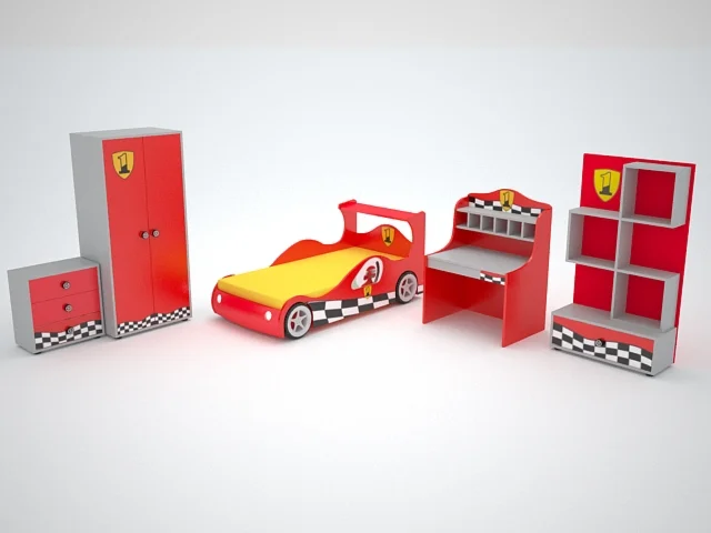 Набор детской мебели гонщик