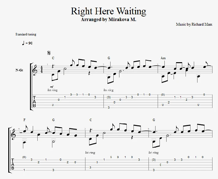 Right Here Waiting - Richard Marx