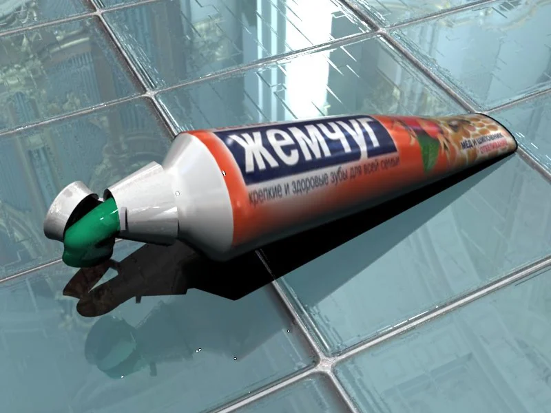 Тюбик зубной пасты