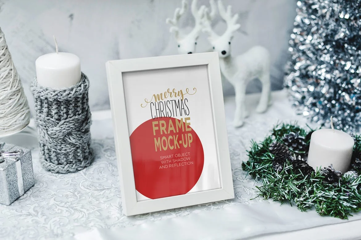 Christmas Frame Mock-Up