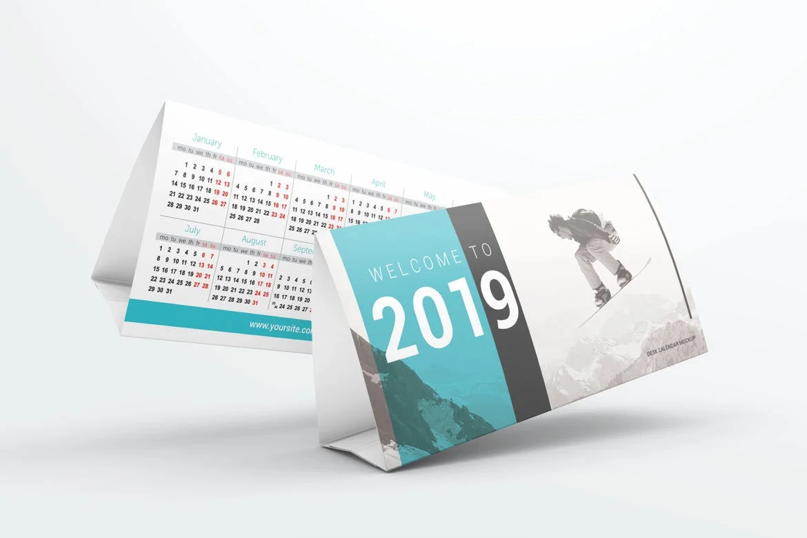 Desk Calendar Mockups