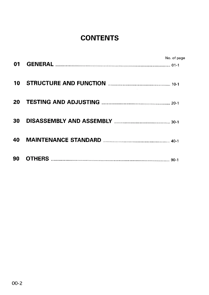 Komatsu PC128UU-1, US-1 Shop Manual